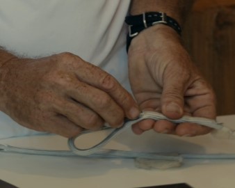 Epissure cordage 12mm avec surgaine dyneema